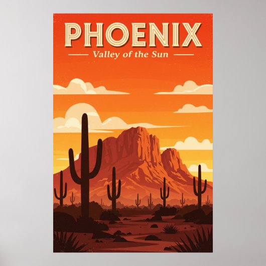  Phoenix Valley van de Zon Poster (Voorkant)