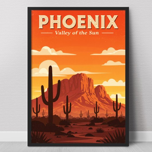  Phoenix Valley van de Zon Poster
