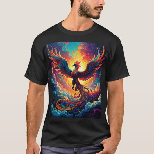 Phoenix van de Dawn Veil T-shirt (Voorkant)