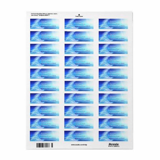 Phoenix van de Noordelijke Adresetiketten Etiket (Full Sheet)