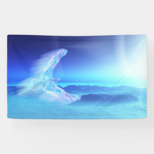 Phoenix van de Noordelijke Banier Spandoek (Horizontaal)