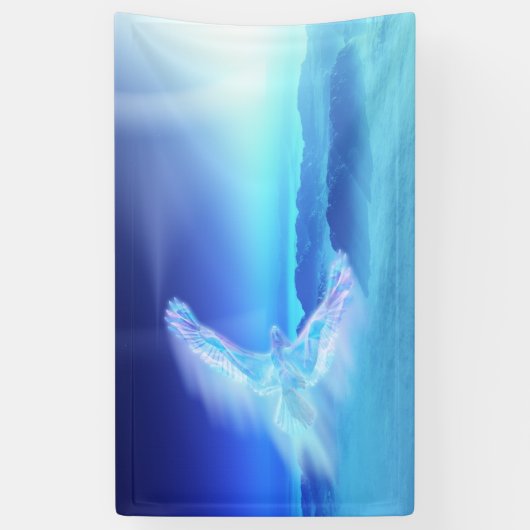 Phoenix van de Noordelijke Banier Spandoek (Verticaal)