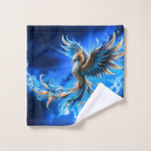 Phoenix van de saffierene dageraad  bad handdoek (Wasdoekje)