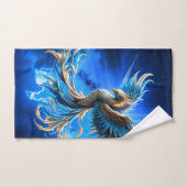 Phoenix van de saffierene dageraad  bad handdoek (Handdoek)