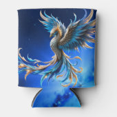 Phoenix van de saffierene dageraad blikjeskoeler (Voorkant)