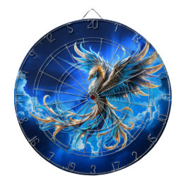 Phoenix van de saffierene dageraad  dartbord