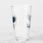 Phoenix van de saffierene dageraad  glas (Links)