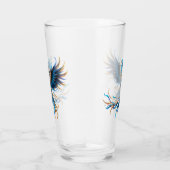 Phoenix van de saffierene dageraad  glas (Rechts)
