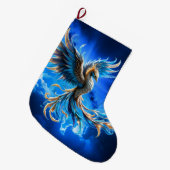 Phoenix van de saffierene dageraad  grote kerstsok (Voorkant (Hangend))