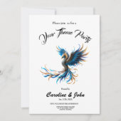 Phoenix van de saffierene dageraad  kaart (Voorkant)