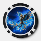 Phoenix van de saffierene dageraad  poker chips (Achterkant)