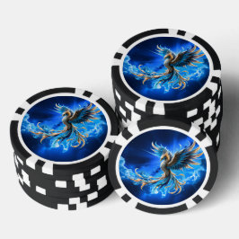 Phoenix van de saffierene dageraad  poker chips