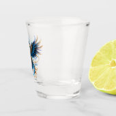 Phoenix van de saffierene dageraad  shot glas (Rechts)