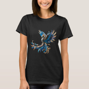 Phoenix van de saffierene dageraad t-shirt