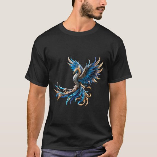 Phoenix van de saffierene dageraad t-shirt (Voorkant)