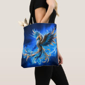 Phoenix van de saffierene dageraad  tote bag (Dichtbij)