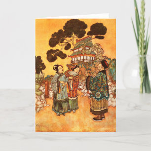 Phoenix van Edmund Dulac Bedankkaart