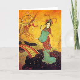 Phoenix van Edmund Dulac Bedankkaart