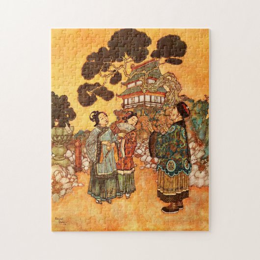 Phoenix van Edmund Dulac Legpuzzel (Verticaal)