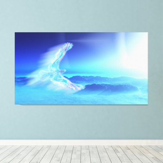 Phoenix van het Noorden Canvas (Insitu (Houten vloer))