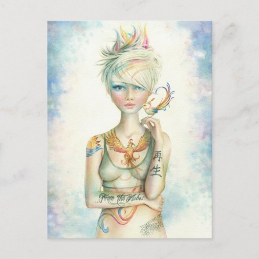 "Phoenix" van Scot Howden Briefkaart (Voorkant)