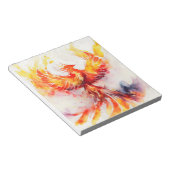 Phoenix verspreidt het is het uitkomen van de stem notitieblok (Schuin)