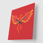 Phoenix Vierkante Klok (Hoek)