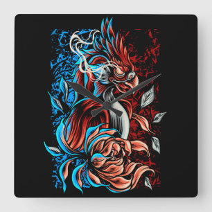 Phoenix Vierkante Klok