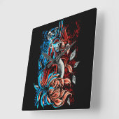 Phoenix Vierkante Klok (Hoek)