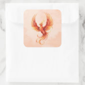 Phoenix Vierkante Sticker (Tas)