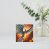 Phoenix Vierkante Visitekaartje (Staand voorkant)
