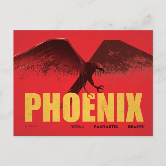 Phoenix Vingate Graphic Briefkaart (Voorkant)