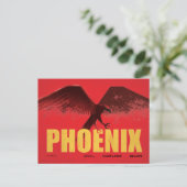 Phoenix Vingate Graphic Briefkaart (Staand voorkant)