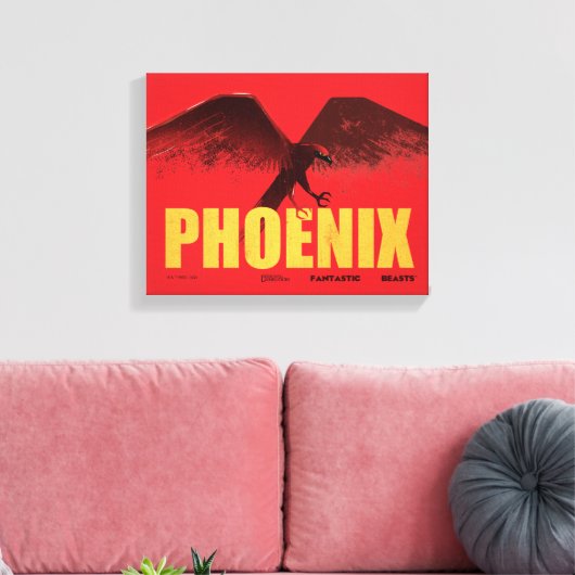 Phoenix Vingate Graphic Canvas Afdruk (Insitu (Woonkamer))