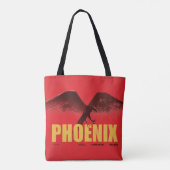 Phoenix Vingate Graphic Tote Bag (Achterkant)