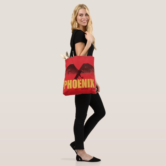 Phoenix Vingate Graphic Tote Bag (Op model)