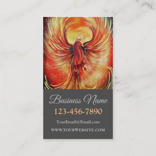 Phoenix Visitekaartje (Achterkant)