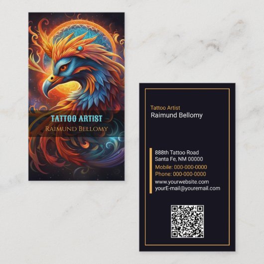 Phoenix Visitekaartje (Voorkant / Achterkant)