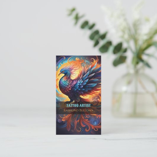 Phoenix Visitekaartje (Staand voorkant)