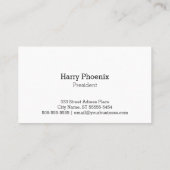 Phoenix Visitekaartje (Achterkant)