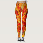 Phoenix Vlammen Broek Leggings (Voorkant)