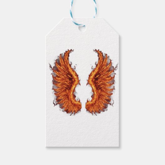 Phoenix vleugels van vuur premium editie cadeaulabel (Voorkant)
