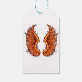 Phoenix vleugels van vuur premium editie cadeaulabel (Achterkant)