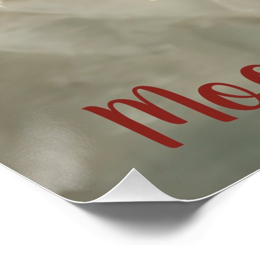 Phoenix vogel baby slapen op de maan perfect poster (Hoek)