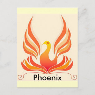 Phoenix vogel briefkaart