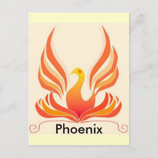 Phoenix vogel briefkaart