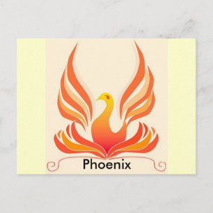 Phoenix vogel briefkaart
