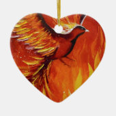 Phoenix-vogel Keramisch Ornament (Voorkant)