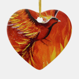 Phoenix-vogel Keramisch Ornament
