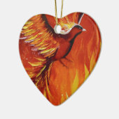 Phoenix-vogel Keramisch Ornament (Links)